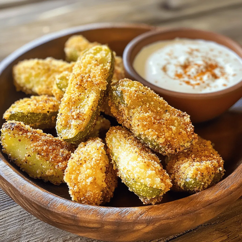 Fried pickles have become a beloved staple in American cuisine, especially in the southern states where they are celebrated as a quintessential snack or appetizer. The delightful crunch of pickles enveloped in a crispy coating has earned them a loyal following, making them a must-have at parties, game days, and casual gatherings. As the popularity of fried pickles continues to grow, innovative variations are emerging, offering exciting twists on this classic dish. One such variation is the Crispy Dill Delights, a recipe that takes the traditional fried pickle to new heights with a flavorful and crunchy coating.