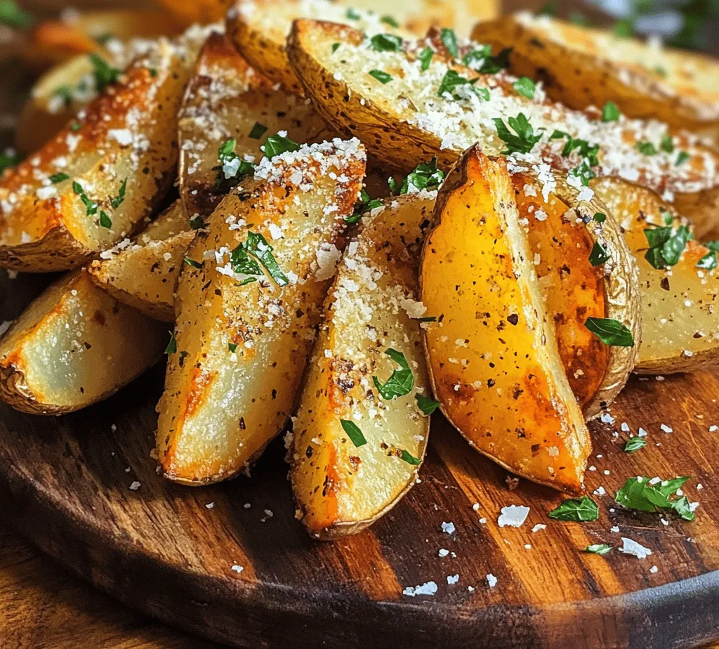 Potato wedges are a beloved side dish that resonates with food lovers across the globe. Their crispy exterior and fluffy interior make them a delightful accompaniment to a variety of meals, from burgers to grilled chicken. Among the myriad of ways to prepare this versatile dish, Baked Garlic Parmesan Potato Wedges stand out for their simplicity and rich flavor profile. This recipe combines the irresistible taste of garlic with the savory depth of Parmesan cheese, creating a mouthwatering experience that elevates any meal.