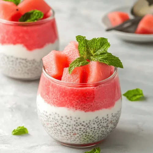 In recent years, chia pudding has risen to prominence as a go-to breakfast choice for health-conscious individuals and busy professionals alike. The appeal lies not only in its simplicity but also in its versatility and nutritional benefits. Chia seeds, when soaked in liquid, expand and create a delightful pudding-like texture that serves as a perfect base for a range of flavors and ingredients. One particularly refreshing and vibrant option is the Watermelon Chia Pudding, a delightful dish that embodies the essence of summer while providing a nutritious start to your day.