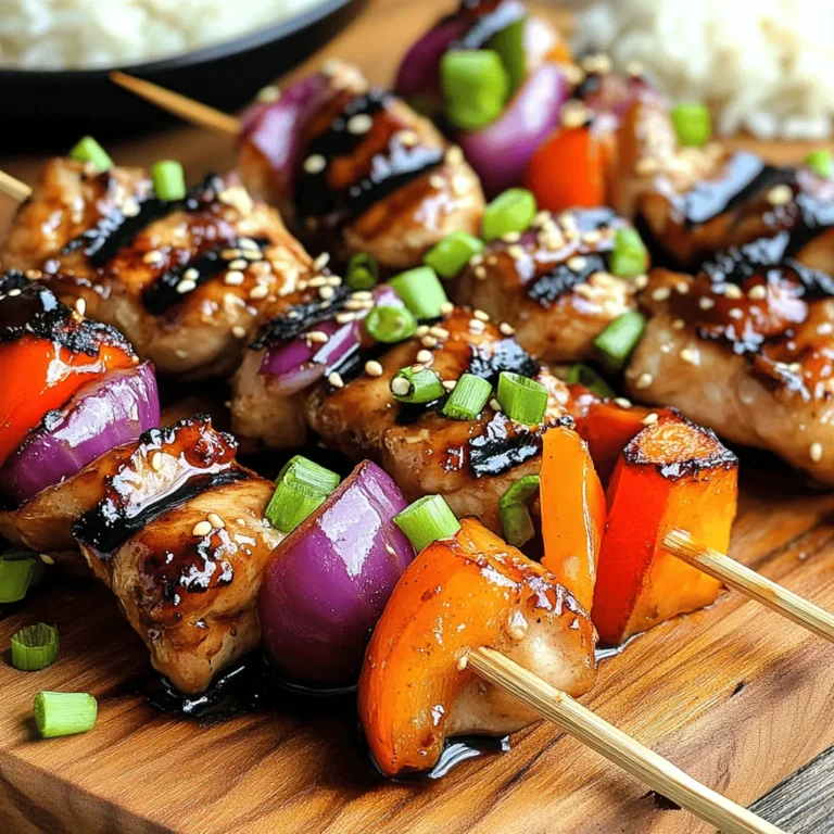 Teriyaki chicken skewers are a delightful fusion of flavors that have captivated taste buds across the globe. Originating from Japanese cuisine, these skewers have gained immense popularity not only in Japan but also in various culinary traditions around the world. Their appeal lies in the perfect combination of sweet and savory, which brings out the natural flavors of the chicken while adding an exciting twist. Whether you’re hosting a summer barbecue, preparing for a family gathering, or simply looking for a quick weeknight dinner, teriyaki chicken skewers are a versatile choice that’s sure to impress.