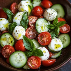 As the sun shines brighter and the weather warms up, there's nothing quite like a refreshing salad to enliven your meals. Enter the Cucumber Caprese Salad, a delightful twist on the classic Caprese that incorporates crisp cucumbers alongside the traditional flavors of fresh mozzarella, ripe tomatoes, and fragrant basil. This salad is not only visually stunning but also bursting with flavor, making it a perfect choice for summer gatherings, picnics, or even a light lunch at home.