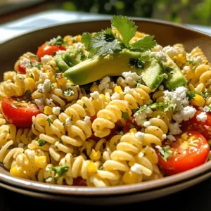 Mexican Street Corn, or "Elote," is a beloved street food that captures the essence of vibrant Mexican cuisine. Traditionally, it features grilled corn on the cob slathered with creamy sauces, sprinkled with cheese, and topped with chili powder and lime. The idea of transforming this iconic dish into a pasta salad is a stroke of culinary creativity that brings the same bold flavors into a new, easy-to-serve format. Mexican Street Corn Pasta Salad is a delightful fusion that combines the familiar comfort of pasta with the exciting, zesty elements of Elote, making it the perfect addition to any summer gathering, picnic, or barbecue.