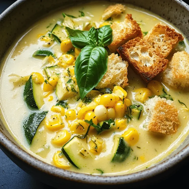 Cooking with seasonal ingredients not only enhances the flavor of your dishes but also encourages a sustainable approach to eating. When you choose fresh produce that is in season, you are likely to enjoy better taste and nutritional value. Seasonal ingredients, like corn and zucchini, peak in flavor during the summer months, making them the perfect stars for our chowder.