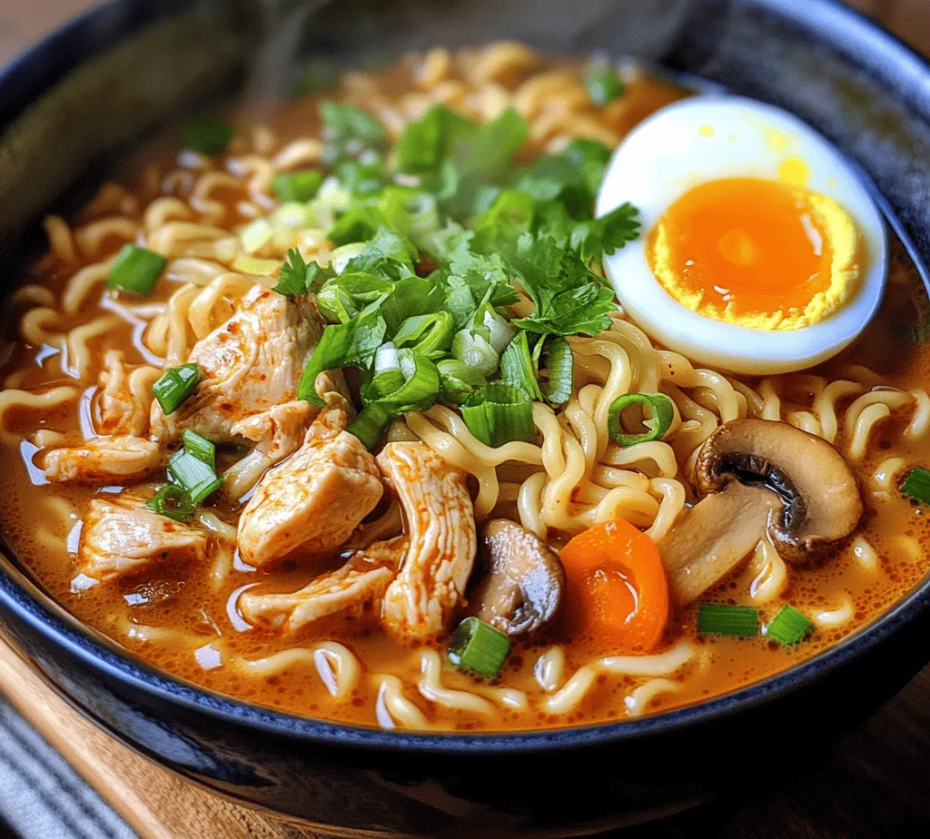 Ramen is a dish that transcends borders, celebrated not just for its rich, savory flavor but also for the warmth and comfort it brings. Originating from Japan, this noodle soup has captivated palates worldwide, evolving to incorporate a myriad of flavors and ingredients. Among the countless variations, one stands out for its perfect blend of spice and creaminess: Fiery Chicken Ramen with Creamy Garlic Sauce. This recipe takes the humble instant ramen and elevates it into a culinary delight that satisfies both your taste buds and your hunger.