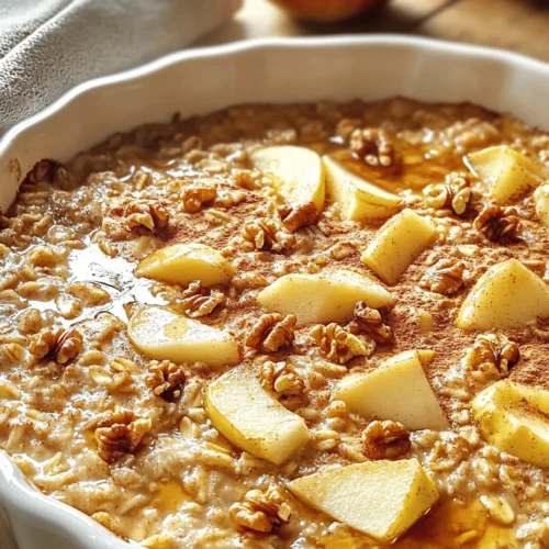 In the quest for a healthy yet satisfying breakfast, the Irresistible Healthy Apple Oatmeal Breakfast Bake stands out as a delightful choice that effortlessly combines nutrition and flavor. This dish is perfect for busy mornings when you want a wholesome meal that can be prepared in advance and enjoyed throughout the week. Filled with the natural sweetness of apples and the hearty goodness of oats, this breakfast bake is not only delicious but also offers a plethora of health benefits.