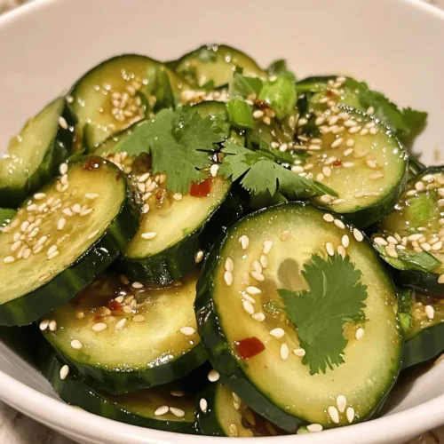 Crispy Refreshing Asian Cucumber Salad is a vibrant and revitalizing dish that has become a staple in many Asian cuisines, celebrated for its delightful crunch and refreshing flavors. This salad is particularly appealing during warmer months when lighter fare is preferred, offering a perfect balance of taste and texture that is both satisfying and invigorating. The crispness of the cucumbers, combined with a medley of flavors from various Asian ingredients, makes this salad not just a side dish but a culinary experience.