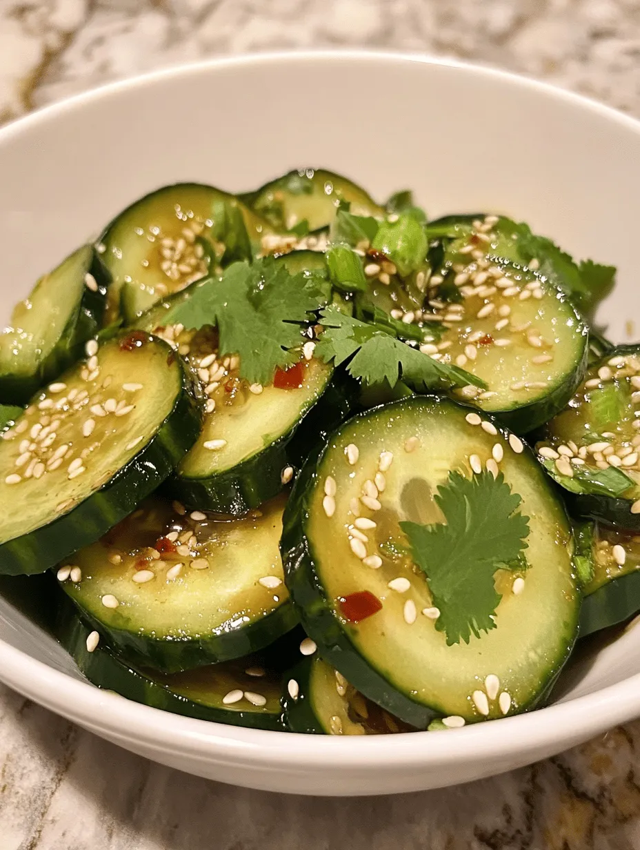 Crispy Refreshing Asian Cucumber Salad is a vibrant and revitalizing dish that has become a staple in many Asian cuisines, celebrated for its delightful crunch and refreshing flavors. This salad is particularly appealing during warmer months when lighter fare is preferred, offering a perfect balance of taste and texture that is both satisfying and invigorating. The crispness of the cucumbers, combined with a medley of flavors from various Asian ingredients, makes this salad not just a side dish but a culinary experience.