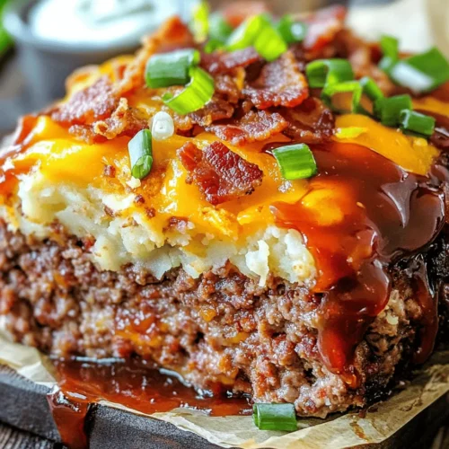 The Ultimate Loaded Potato Meatloaf is a hearty and satisfying dish that brings comfort food to a whole new level. This recipe combines the robust flavors of ground beef and pork with creamy mashed potatoes, savory bacon, and melted cheddar cheese, creating a mouthwatering experience that is both filling and delicious. Ideal for family dinners or meal prep, this meatloaf is sure to impress your loved ones with its unique flavor profile and comforting textures. In this article, we will delve into the deliciousness of this meatloaf, discuss its nutritional benefits, and provide you with step-by-step instructions to create a dish that will become a staple in your household.