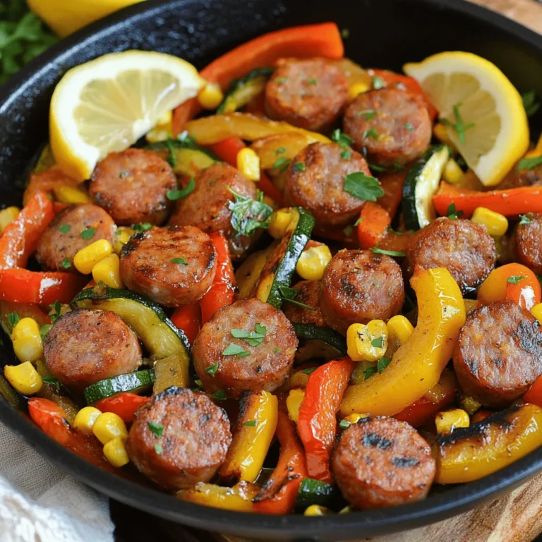 As the warm rays of summer begin to shine down, our culinary cravings shift towards lighter, vibrant, and more refreshing meals. One dish that perfectly encapsulates the essence of summer cooking is the Sizzling Summer Sausage & Veggies Skillet. This delightful one-pan meal not only showcases the season's freshest ingredients but also offers a satisfying balance of protein and vegetables.