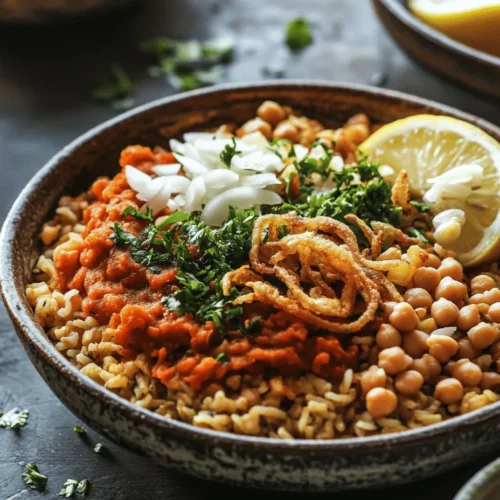 Koshari, a beloved staple of Egyptian cuisine, is much more than just a dish; it is a cultural icon that embodies the heart and soul of Egypt. Known for its hearty ingredients and comforting flavors, Koshari brings together a delightful combination of lentils, rice, macaroni, chickpeas, and a rich, zesty tomato sauce. This vegetarian dish has earned its place as a favorite among locals and visitors alike, often found in bustling street food stalls and cozy home kitchens across the country.
