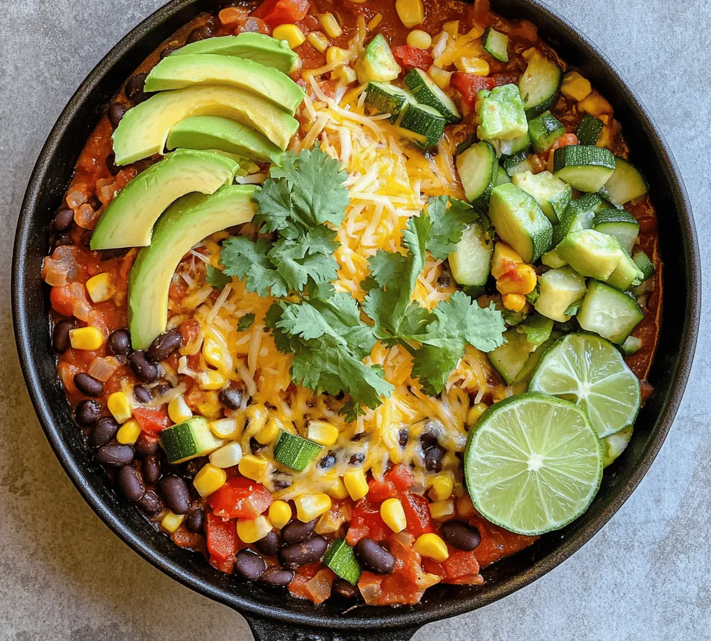 Enchiladas have long been a beloved staple in Mexican cuisine, celebrated for their vibrant flavors and satisfying textures. Traditional enchiladas typically feature tortillas filled with meat, cheese, and a rich sauce, making them a hearty dish enjoyed by many. However, as the trend towards healthier eating continues to rise, home cooks are increasingly looking for ways to enjoy their favorite meals without compromising on nutrition. Enter the Zesty Healthy Enchilada Skillet—a delightful twist on the classic that offers all the flavor and satisfaction with a fraction of the calories and preparation time.