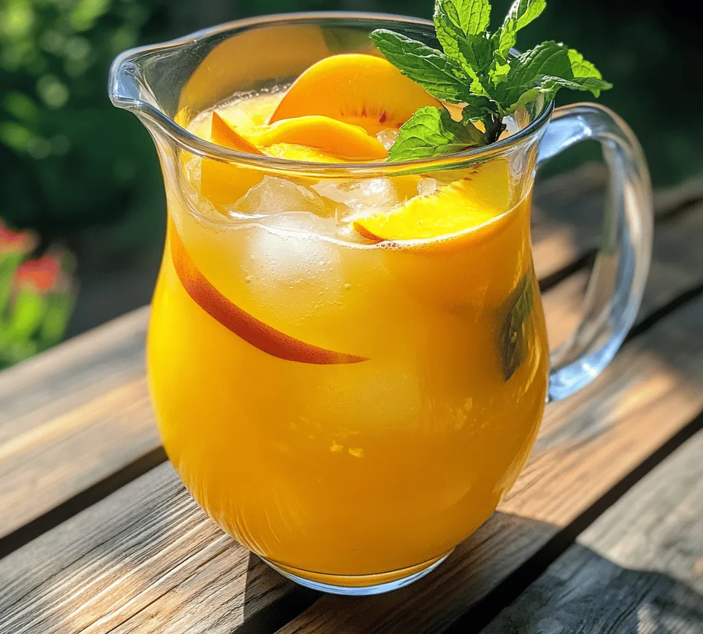 As the sun shines brighter and temperatures soar during the summer months, nothing quenches thirst quite like a glass of refreshing lemonade. This beloved beverage has been a staple of summertime enjoyment for generations, evoking memories of picnics in the park, lazy afternoons by the pool, and family gatherings. While traditional lemonade is undeniably delightful, there’s a twist that elevates this classic drink to new heights: peach lemonade.