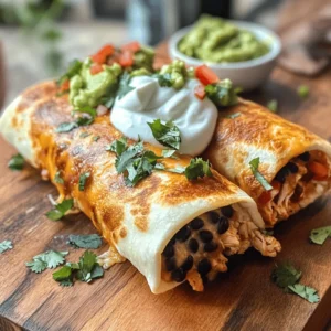 Crispy Chicken Chimichangas Delight is a culinary treasure that combines the comforting flavors of shredded chicken, black beans, and cheese, all encased in a crispy, golden tortilla shell. This dish is not just about taste; it embodies a delightful crunch that can elevate any meal, making it a go-to option for weeknight dinners, festive celebrations, or casual gatherings with friends. The beauty of chimichangas lies in their versatility—each bite is a burst of flavor, and they can easily be customized to suit various tastes and dietary preferences.