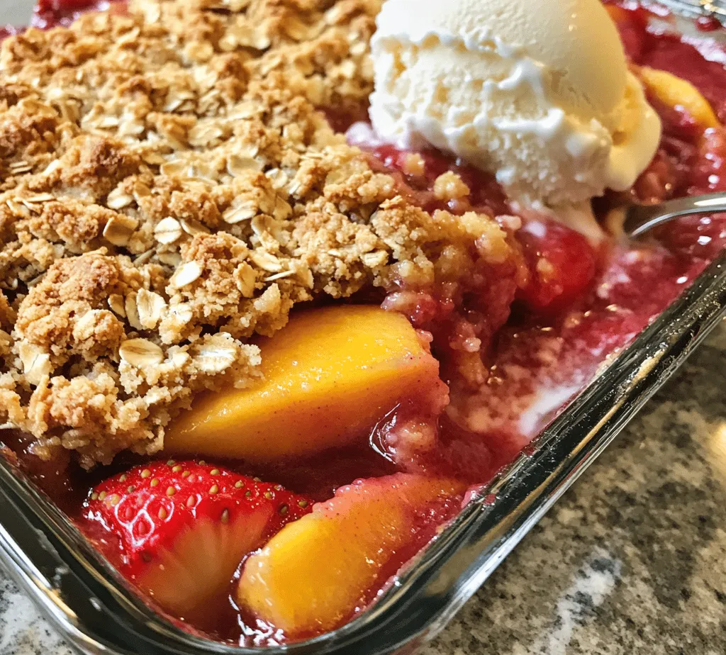 To make the perfect Berrylicious Strawberry Peach Crisp, it's essential to understand the role of each ingredient. Not only do the right components enhance the flavor, but they also contribute to the overall texture and appearance of the dish. Let’s delve into the key ingredients that bring this delightful dessert to life.