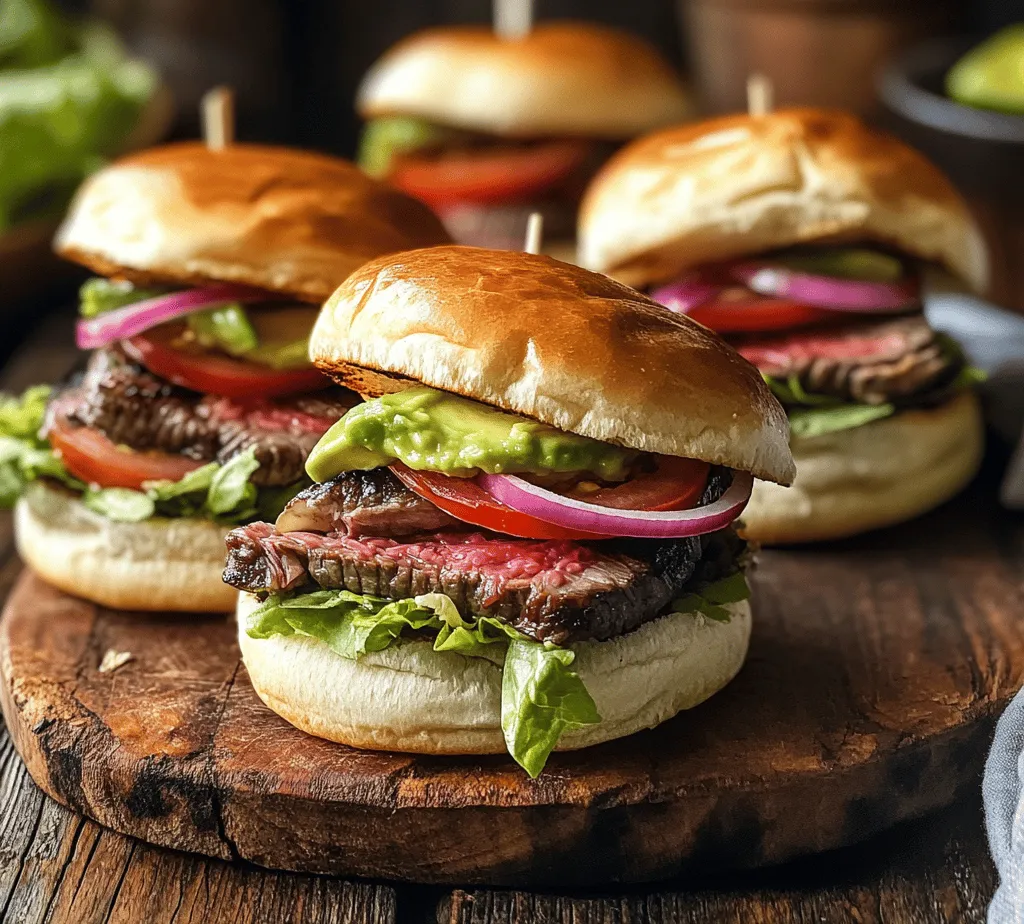 Cowboy butter steak sliders are a mouthwatering treat that perfectly embodies the essence of hearty, satisfying meals. These delightful little sandwiches are packed with flavor, combining tender flank steak with a rich, buttery spread that elevates each bite. The sliders are not just a meal; they are an experience that brings a burst of flavors and textures, making them an instant crowd-pleaser at any gathering. Whether you're hosting a game day party, a casual family dinner, or a backyard barbecue, these sliders are sure to impress your guests with their robust taste and appealing presentation.