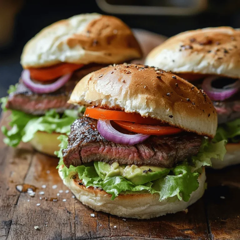 Cowboy butter steak sliders are a mouthwatering treat that perfectly embodies the essence of hearty, satisfying meals. These delightful little sandwiches are packed with flavor, combining tender flank steak with a rich, buttery spread that elevates each bite. The sliders are not just a meal; they are an experience that brings a burst of flavors and textures, making them an instant crowd-pleaser at any gathering. Whether you're hosting a game day party, a casual family dinner, or a backyard barbecue, these sliders are sure to impress your guests with their robust taste and appealing presentation.