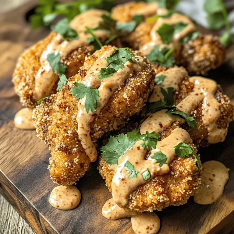 Welcome to the tantalizing world of Crispy Bang Bang Chicken, a dish that is sure to excite your taste buds with its irresistible crunchy exterior and bold flavor profile. Whether you’re hosting a gathering, looking for a quick weeknight dinner, or wanting to impress your family with a fun meal, this recipe is the perfect choice. Bang Bang Chicken combines the ideal balance of spices with a creamy sauce, transforming humble chicken into a culinary masterpiece. Join us on this flavorful journey as we break down each step clearly and enjoyably, ensuring that you can recreate this dish flawlessly every time.