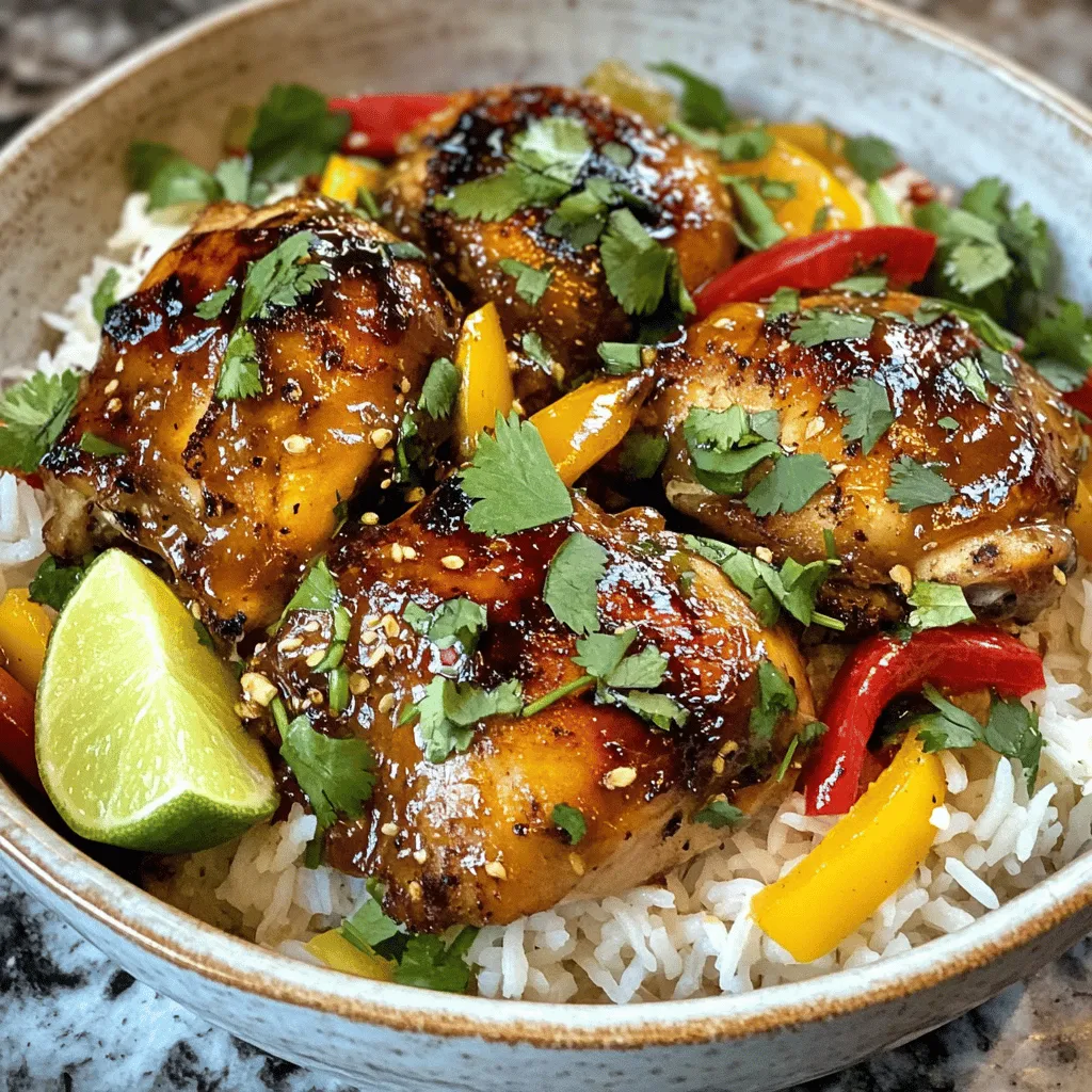 Welcome to the world of Coconut Chicken Rice Bowls, a dish that promises to envelop your senses in a symphony of flavors and aromas. This delightful meal is not just a feast for the palate; it’s also an experience that brings comfort and satisfaction, making it perfect for any occasion—from casual weeknight dinners to more festive gatherings. The Coconut Chicken Rice Bowl is a harmonious blend of tender chicken, fragrant jasmine rice, and creamy coconut milk, ensuring a warm and comforting meal that everyone can enjoy.