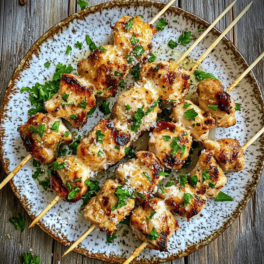 Chicken skewers have long been a favorite in culinary traditions around the globe, celebrated for their versatility and mouthwatering flavor. Whether grilled, baked, or roasted, skewers can adapt to a variety of cuisines and occasions, making them a beloved choice for both casual family dinners and festive gatherings. Among the myriad of recipes, Garlic Parmesan Chicken Skewers stand out as an irresistible option that combines the rich, savory flavors of garlic and cheese with tender chicken, creating a dish that is both simple to prepare and utterly satisfying.