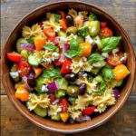 Pasta salads are more than just a side dish; they are a culinary canvas that allows for creativity, flavor, and texture to come together in a delightful symphony. Whether served at a summer picnic, a family gathering, or a casual weeknight dinner, pasta salads are incredibly versatile. Among the many variations, the Colorful Bow Tie Pasta Salad stands out not only for its taste but also for its vibrant visual appeal. This dish combines the playful shape of bow tie pasta with a rainbow of fresh vegetables, making it as pleasing to the eye as it is to the palate.