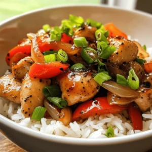 Spicy Black Pepper Chicken is a dish that beautifully captures the essence of bold flavors and vibrant culinary tradition. Originating from the rich tapestry of Asian cuisine, this dish showcases the intricate balance of spices while highlighting the versatility of chicken as a protein choice. With its fiery kick and aromatic undertones, Spicy Black Pepper Chicken has become a favorite for those craving something a little more adventurous, yet straightforward enough for a weeknight dinner.