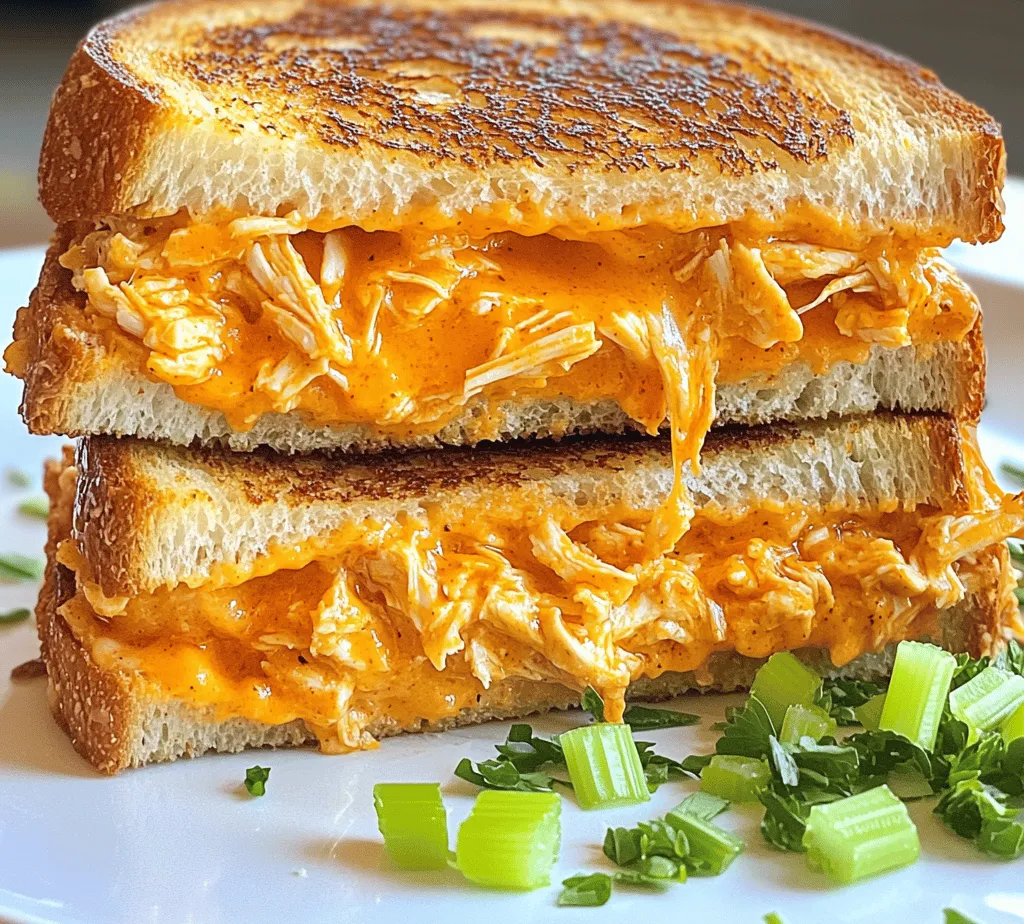 To create the Buffalo Chicken Grilled Cheese Sandwich, it’s essential to carefully select and understand each ingredient that contributes to its unique flavor profile. Here’s a breakdown of the key components:
