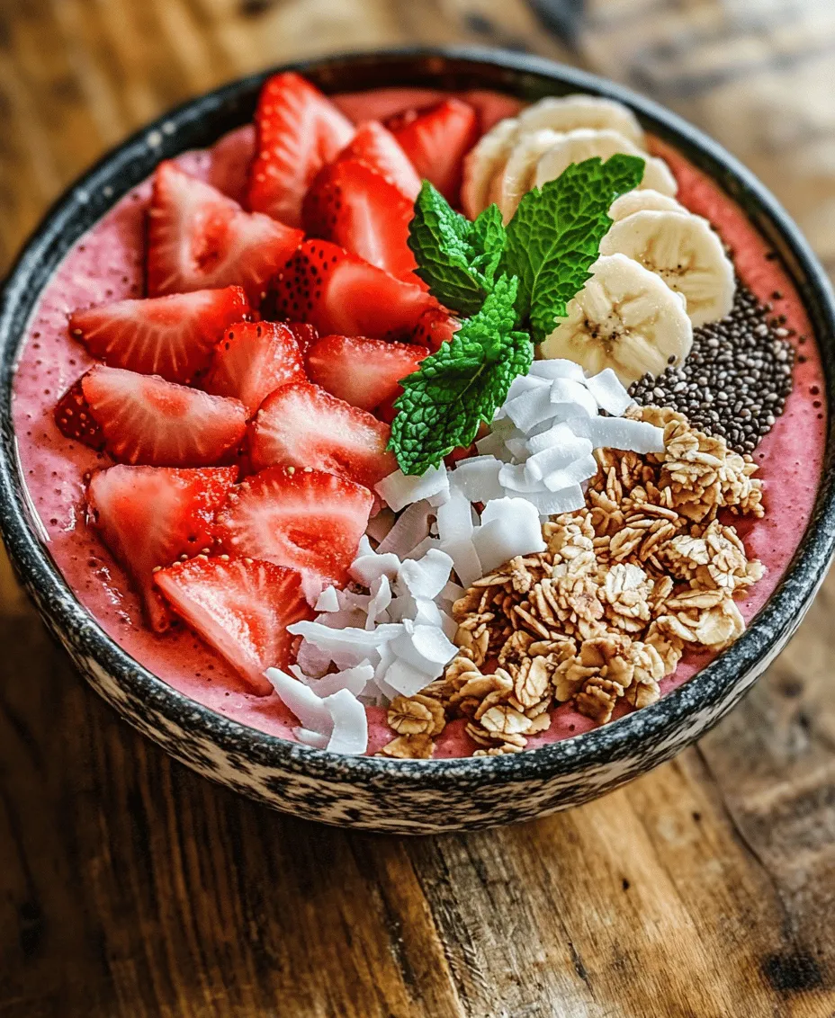 In the world of healthy eating, smoothie bowls have gained immense popularity, transforming how we perceive breakfast and snacks. These vibrant, visually appealing bowls offer a unique way to enjoy fruits and vegetables while providing a canvas for creativity and personal tastes. They are not only delicious but also packed with nutrients, making them a go-to choice for health enthusiasts and casual eaters alike. Among the myriad of combinations available, the refreshing watermelon and strawberry smoothie bowl stands out as a delightful and nutritious option.