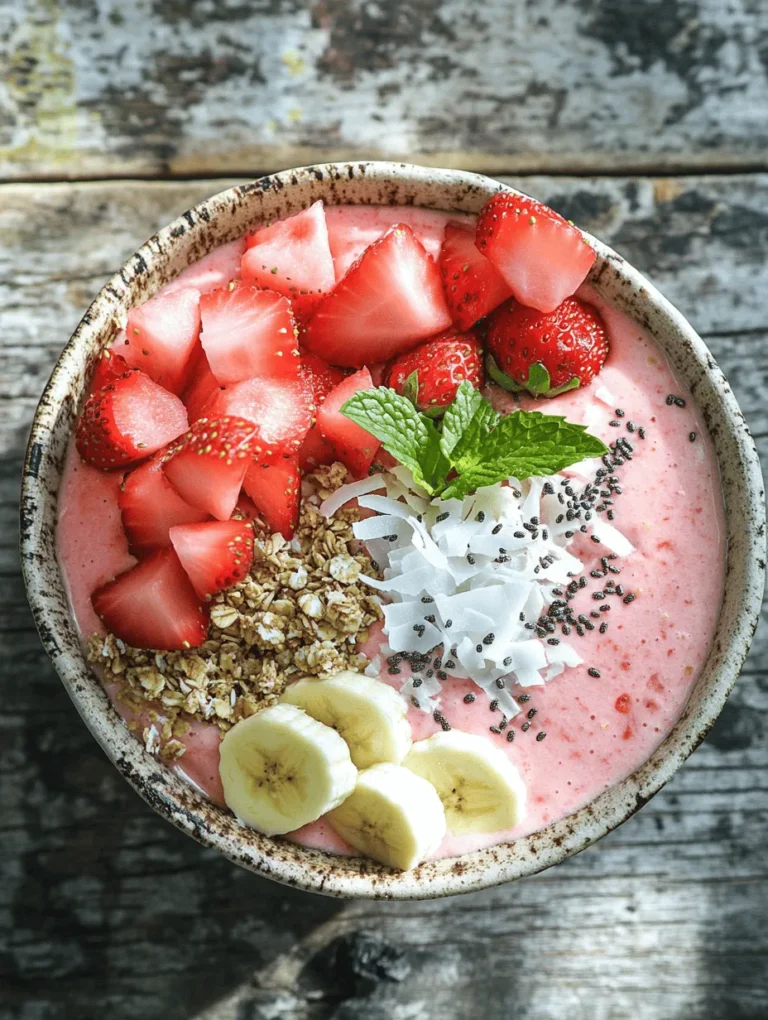 In the world of healthy eating, smoothie bowls have gained immense popularity, transforming how we perceive breakfast and snacks. These vibrant, visually appealing bowls offer a unique way to enjoy fruits and vegetables while providing a canvas for creativity and personal tastes. They are not only delicious but also packed with nutrients, making them a go-to choice for health enthusiasts and casual eaters alike. Among the myriad of combinations available, the refreshing watermelon and strawberry smoothie bowl stands out as a delightful and nutritious option.