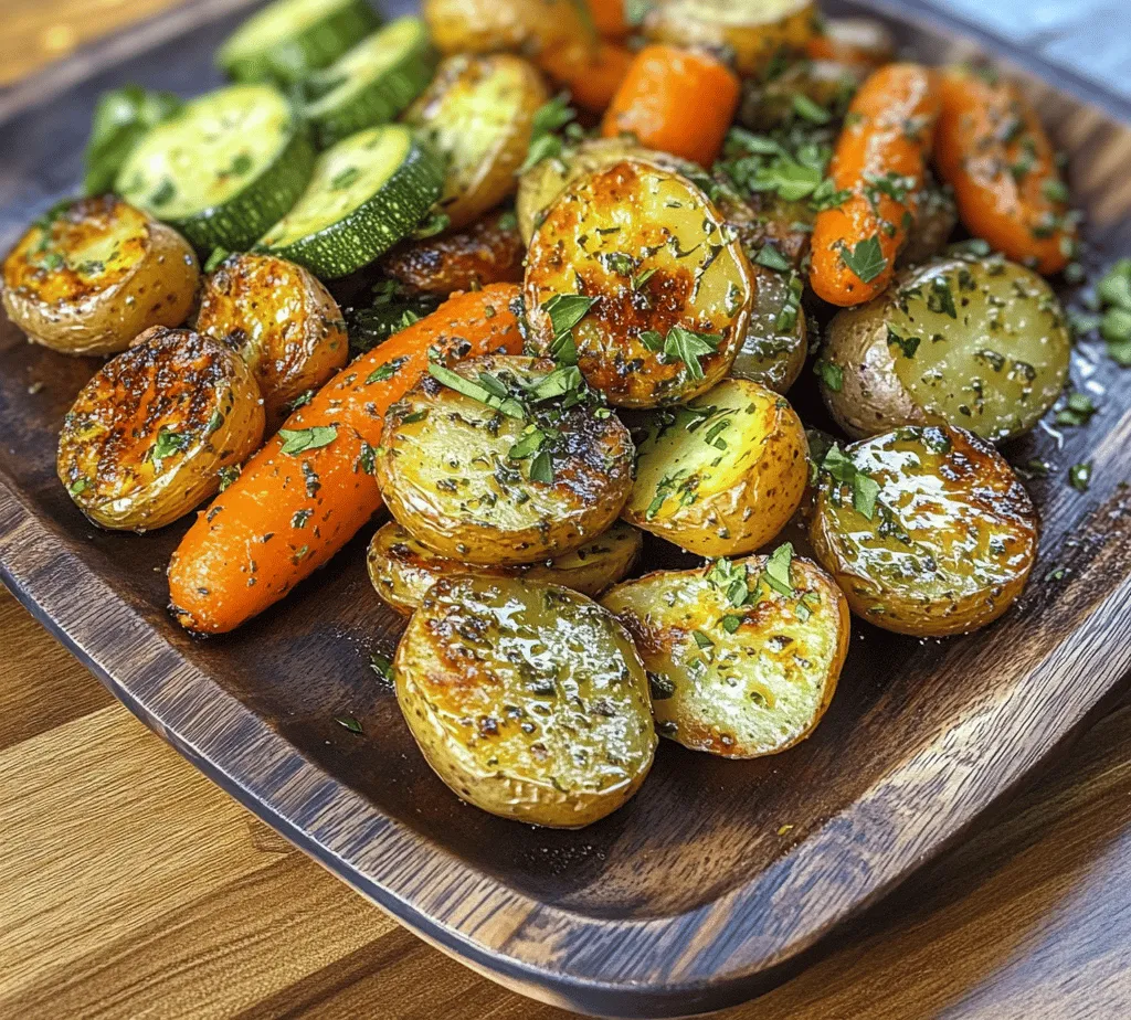 When it comes to preparing a wholesome dish, selecting the right ingredients is crucial. Garlic Herb Roasted Potatoes, Carrots, and Zucchini features a medley of vegetables that not only taste great but also offer numerous health benefits.