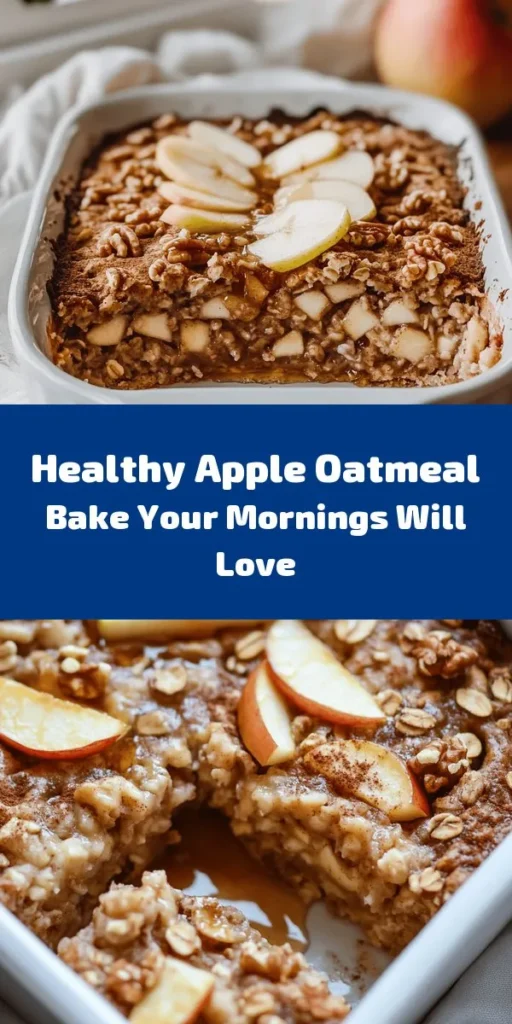 Start your day on a deliciously healthy note with this Easy Apple Oatmeal Breakfast Bake! Bursting with flavor from ripe bananas, fresh apples, and warm spices, this dish is perfect for family breakfasts or meal prep. Simply mix your ingredients, bake until golden, and enjoy a warm slice topped with yogurt or honey. It's nutritious, filling, and a delightful way to fuel your morning. Perfect for a cozy brunch or a quick grab-and-go treat!