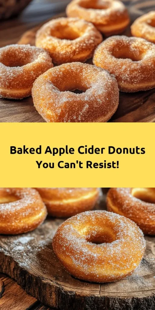 Fall in love with these irresistible apple cider donuts! Made with fresh apple cider, warm spices, and all the comfort of autumn in every bite, these baked treats are quick and easy to whip up. The sweet cinnamon-sugar coating adds the perfect finishing touch. Perfect for breakfast, snacks, or dessert, they’re a delightful way to celebrate the season. Try this recipe for a cozy, homemade treat that your family will adore!